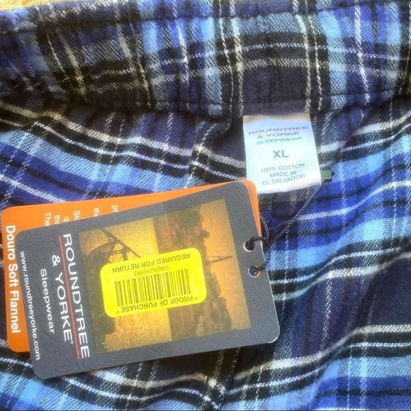 NWT Roundtree & Yorke Portuguese Flannel Pants XL - Picture 2 of 9